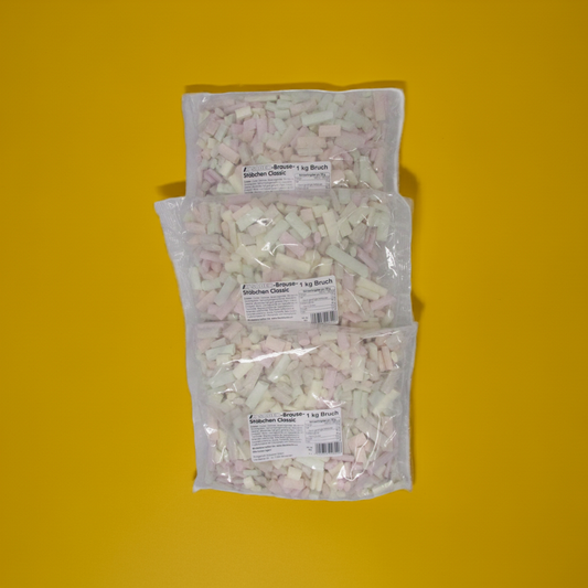 Sadex Brausestäbchen Classic Sparpaket - 3 kg Bruch – lecker