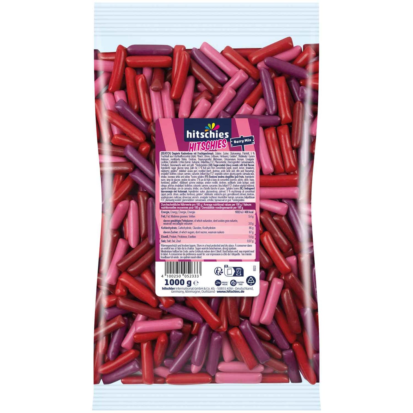 hitschies Berry Mix  Kaubonbon  1Kg