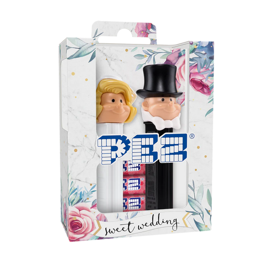 PEZ Brautpaar   Braut blond und Bräutigam